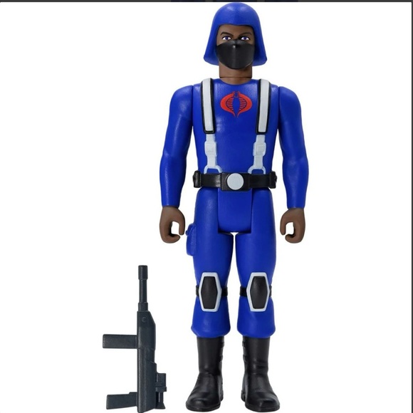 G.I.Joe 2021 4” Super7 Cobra Trooper Infantry Y-Back Dual - Picture 3 of 5